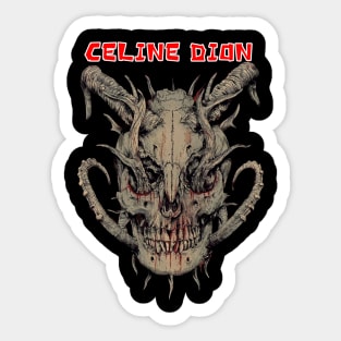 Celine Dion metal t-shirt Sticker